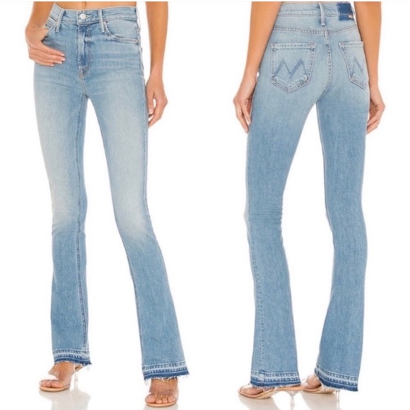 MOTHER Denim - Mother denim  Runaway undone hem flare jeans